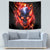 Flame Skull Tapestry I'm Never Alone My Demons Are With Me 24/7