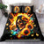 Sunflower Skull Bedding Set She Is Sunshine Mixed With A Little Hurricane - Wonder Print Shop