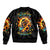 Sunflower Skull Bomber Jacket She Is Sunshine Mixed With A Little Hurricane - Wonder Print Shop