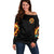 Sunflower Skull Off Shoulder Sweater She Is Sunshine Mixed With A Little Hurricane - Wonder Print Shop