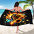 Sunflower Skull Sarong She Is Sunshine Mixed With A Little Hurricane - Wonder Print Shop