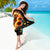 Sunflower Skull Sarong She Is Sunshine Mixed With A Little Hurricane - Wonder Print Shop