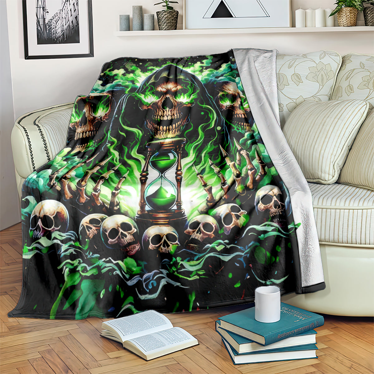 Witch Skull Blanket Of Course I'm Going To Hell I'm Just Here To Pick You Up