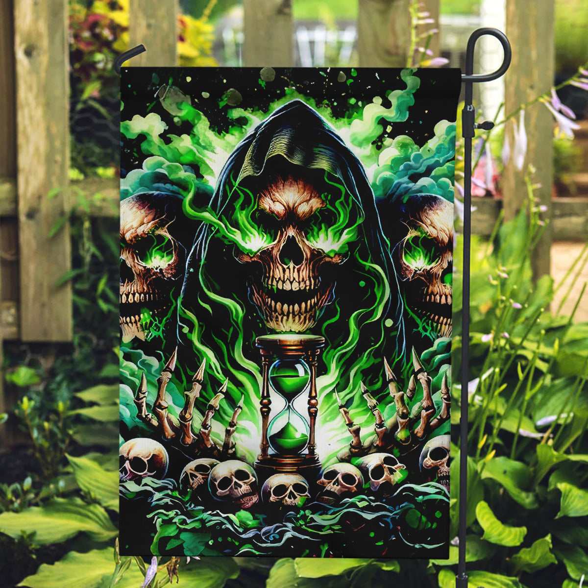 Witch Skull Garden Flag Of Course I'm Going To Hell I'm Just Here To Pick You Up - Wonder Print Shop