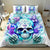 Rose SKull Bedding Set My Give A Fuck Is Broken But My Go Fuck Yourself Is Fully Functional - Wonder Print Shop