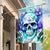 Rose SKull Garden Flag My Give A Fuck Is Broken But My Go Fuck Yourself Is Fully Functional - Wonder Print Shop