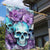 Flower Skull Angel Garden Flag The Good Girl In Me Got Tired Of The Bullshit - Wonder Print Shop