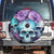 Flower Skull Angel Spare Tire Cover The Good Girl In Me Got Tired Of The Bullshit - Wonder Print Shop