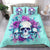 Flower Skull Angel Bedding Set Stuck Between IDK IDC and IDGAF - Wonder Print Shop