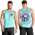 Flower Skull Angel Men Tank Top Stuck Between IDK IDC and IDGAF - Wonder Print Shop