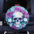 Flower Skull Angel Spare Tire Cover Stuck Between IDK IDC and IDGAF - Wonder Print Shop