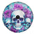 Flower Skull Angel Spare Tire Cover Stuck Between IDK IDC and IDGAF - Wonder Print Shop