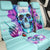 Flower Skull Angel Back Car Seat Cover I'm A Bitch With A Flow Bullshit Tolerance - Wonder Print Shop