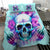 Flower Skull Angel Bedding Set I'm A Bitch With A Flow Bullshit Tolerance - Wonder Print Shop