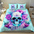 Flower Skull Angel Bedding Set I'm A Bitch With A Flow Bullshit Tolerance - Wonder Print Shop