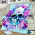 Flower Skull Angel Blanket I'm A Bitch With A Flow Bullshit Tolerance