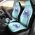 Flower Skull Angel Car Seat Cover I'm A Bitch With A Flow Bullshit Tolerance - Wonder Print Shop