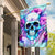 Flower Skull Angel Garden Flag I'm A Bitch With A Flow Bullshit Tolerance - Wonder Print Shop