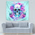 Flower Skull Angel Tapestry I'm A Bitch With A Flow Bullshit Tolerance - Wonder Print Shop