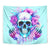 Flower Skull Angel Tapestry I'm A Bitch With A Flow Bullshit Tolerance - Wonder Print Shop