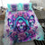 Flower Skull Angel Bedding Set Stuck Between IDK IDC and IDGAF - Wonder Print Shop