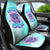 Flower Skull Angel Car Seat Cover Stuck Between IDK IDC and IDGAF - Wonder Print Shop