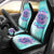 Flower Skull Angel Car Seat Cover Stuck Between IDK IDC and IDGAF - Wonder Print Shop