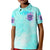 Flower Skull Angel Kid Polo Shirt Stuck Between IDK IDC and IDGAF - Wonder Print Shop