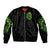 Flame Skull Bomber Jacket I Have 3 Sides Quite Sweet Funny Crazy - Wonder Print Shop