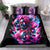 Flame Skull Bedding Set The Good Girl In Me Got Tired Of The Bullshit - Wonder Print Shop