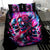 Flame Skull Bedding Set The Good Girl In Me Got Tired Of The Bullshit - Wonder Print Shop