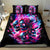 Flame Skull Bedding Set The Good Girl In Me Got Tired Of The Bullshit - Wonder Print Shop