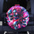 Flame Skull Spare Tire Cover The Good Girl In Me Got Tired Of The Bullshit - Wonder Print Shop