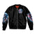 Couple Skull Sleeve Zip Bomber Jacket From Our Firse Kiss