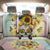 Sunflower Skull Back Car Seat Cover She Is Sunshine Mixed With A Little Hurricane - Wonder Print Shop