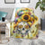 Sunflower Skull Blanket She Is Sunshine Mixed With A Little Hurricane