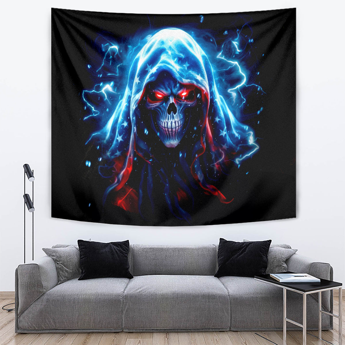 Thunder Skull Tapestry I'm Not Anti Social I'm Just Not User Friendly