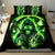 Flame Reaper Skull Bedding Set Stop Asking Why I'm An Asshole I Don't Ask Why You So Stupid - Wonder Print Shop