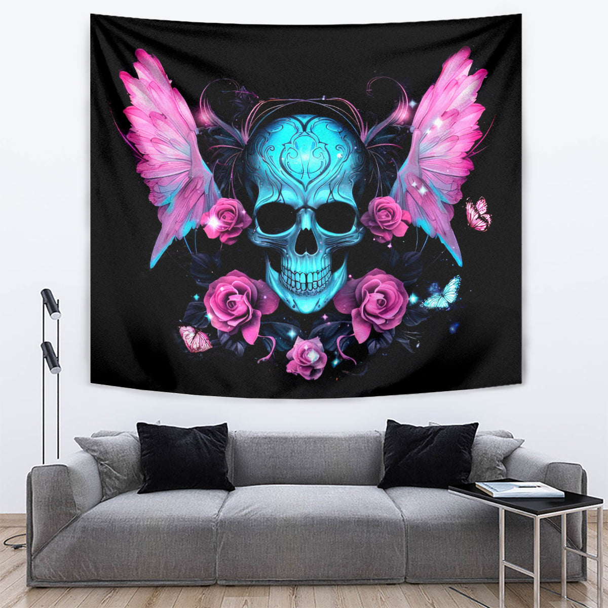 Fairy Skull Tapestry The Good Girl In Me Got Tired Of The Bullshit