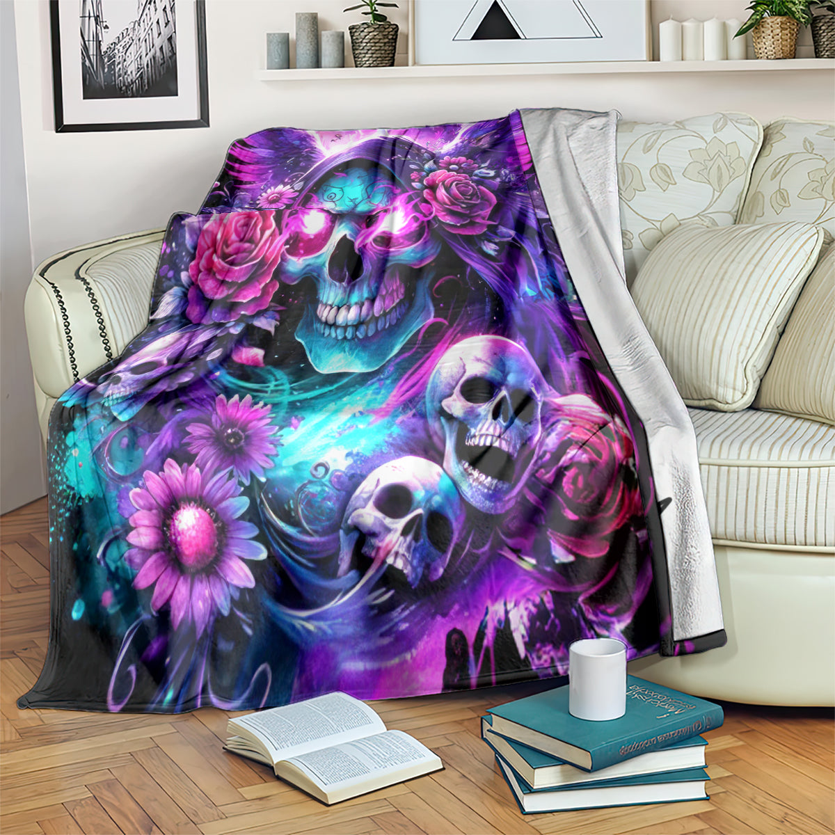 Fairy Skull Blanket The Good Girl In Me Got Tired Of The Bullshit