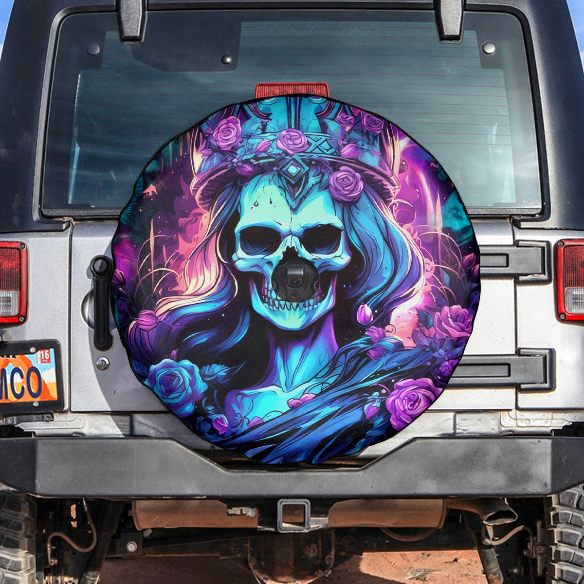 Queen Skull Spare Tire Cover Bitch I'm The Fucking Queen - Wonder Print Shop