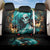 Flame Girl Skull Back Car Seat Cover Assuming I Was Like Most Girls Was Your First Mistake - Wonder Print Shop