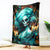 Flame Girl Skull Blanket Assuming I Was Like Most Girls Was Your First Mistake