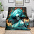 Flame Girl Skull Blanket Assuming I Was Like Most Girls Was Your First Mistake