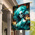 Flame Girl Skull Garden Flag Assuming I Was Like Most Girls Was Your First Mistake - Wonder Print Shop