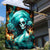 Flame Girl Skull Garden Flag Assuming I Was Like Most Girls Was Your First Mistake - Wonder Print Shop