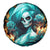 Flame Girl Skull Spare Tire Cover Assuming I Was Like Most Girls Was Your First Mistake - Wonder Print Shop