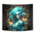 Flame Girl Skull Tapestry Assuming I Was Like Most Girls Was Your First Mistake