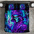 Flame Girl Skull Bedding Set The Good Girl In Me Got Tired Of The Bullshit - Wonder Print Shop