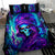 Flame Girl Skull Bedding Set The Good Girl In Me Got Tired Of The Bullshit - Wonder Print Shop